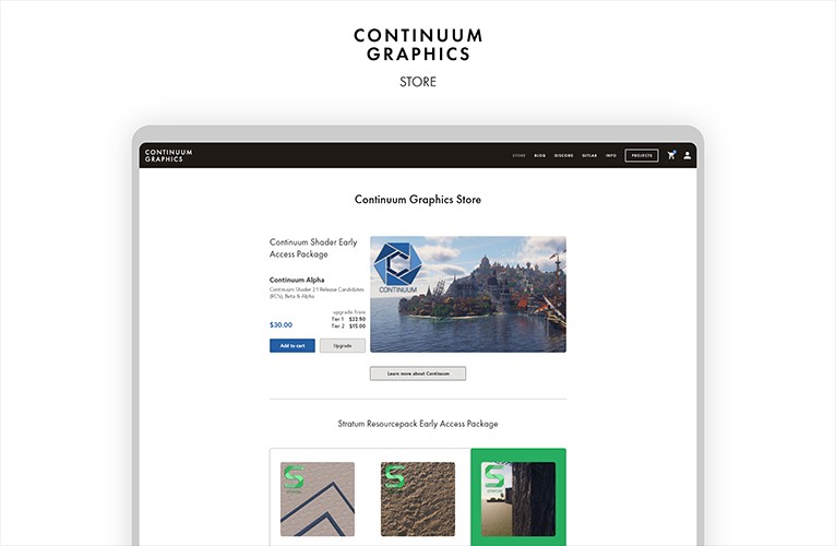Continuum Graphics Shop
